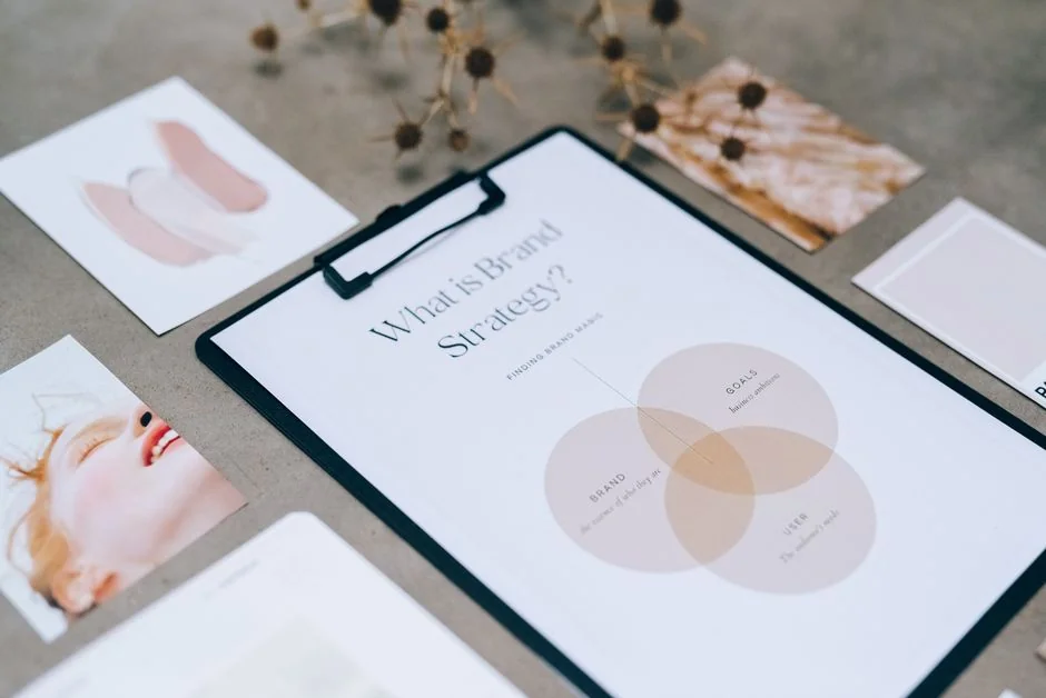 Représentation visuelle des techniques d’optimisation Amazon, avec des notes manuscrites et des crayons.